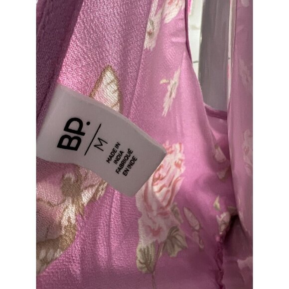 BP Nordstrom Womens Anna V-Neck Mini Romper~Size M~Pink Purple Spring NWT  L1 35 - Picture 9 of 11